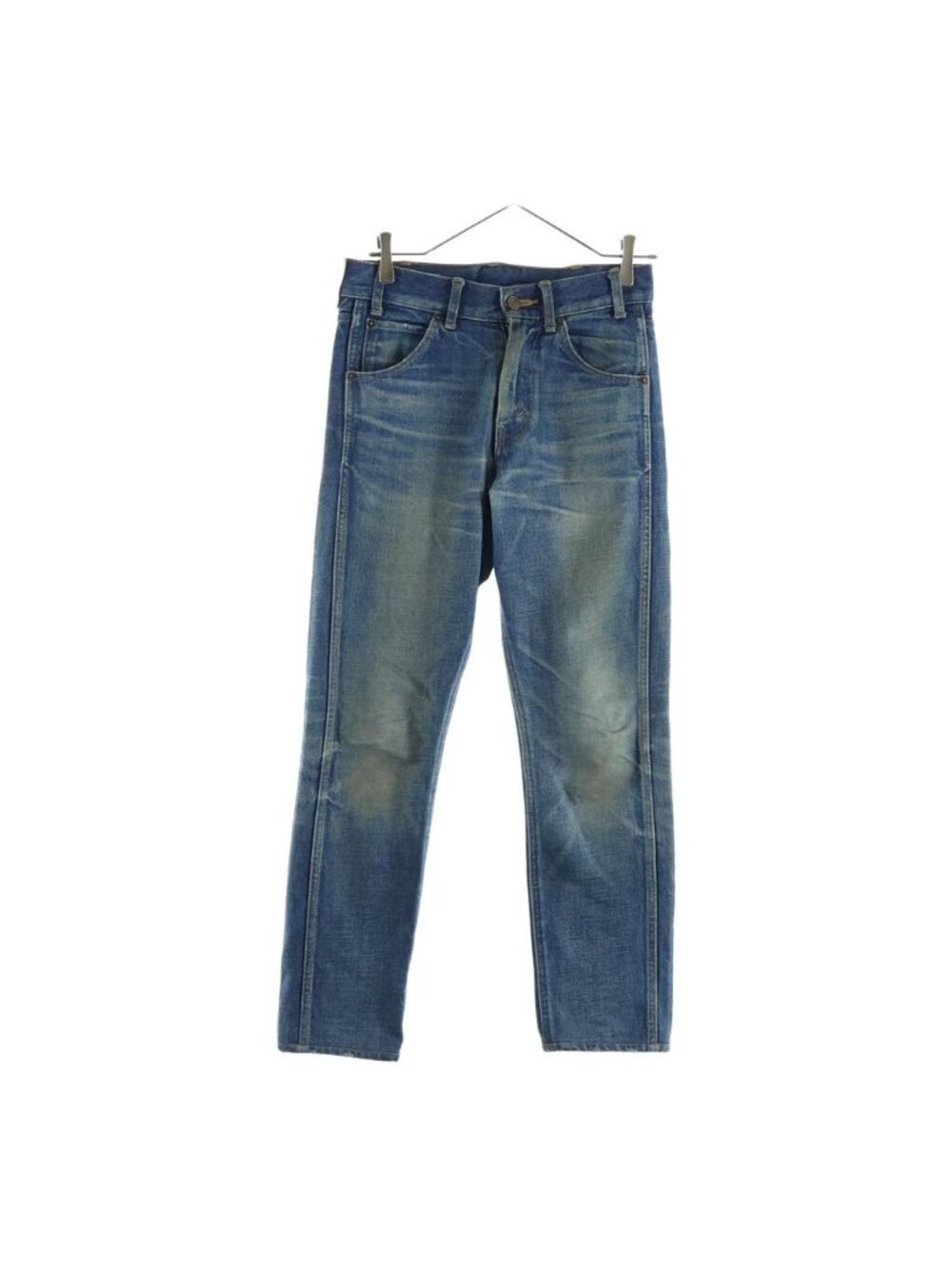 Celine Washed Denim Pants Indigo Blue Jeans